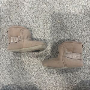 Surprize by Stride Rite Charlie Boots Brown 6-12M, Baby Boy Baby Girl Walkers